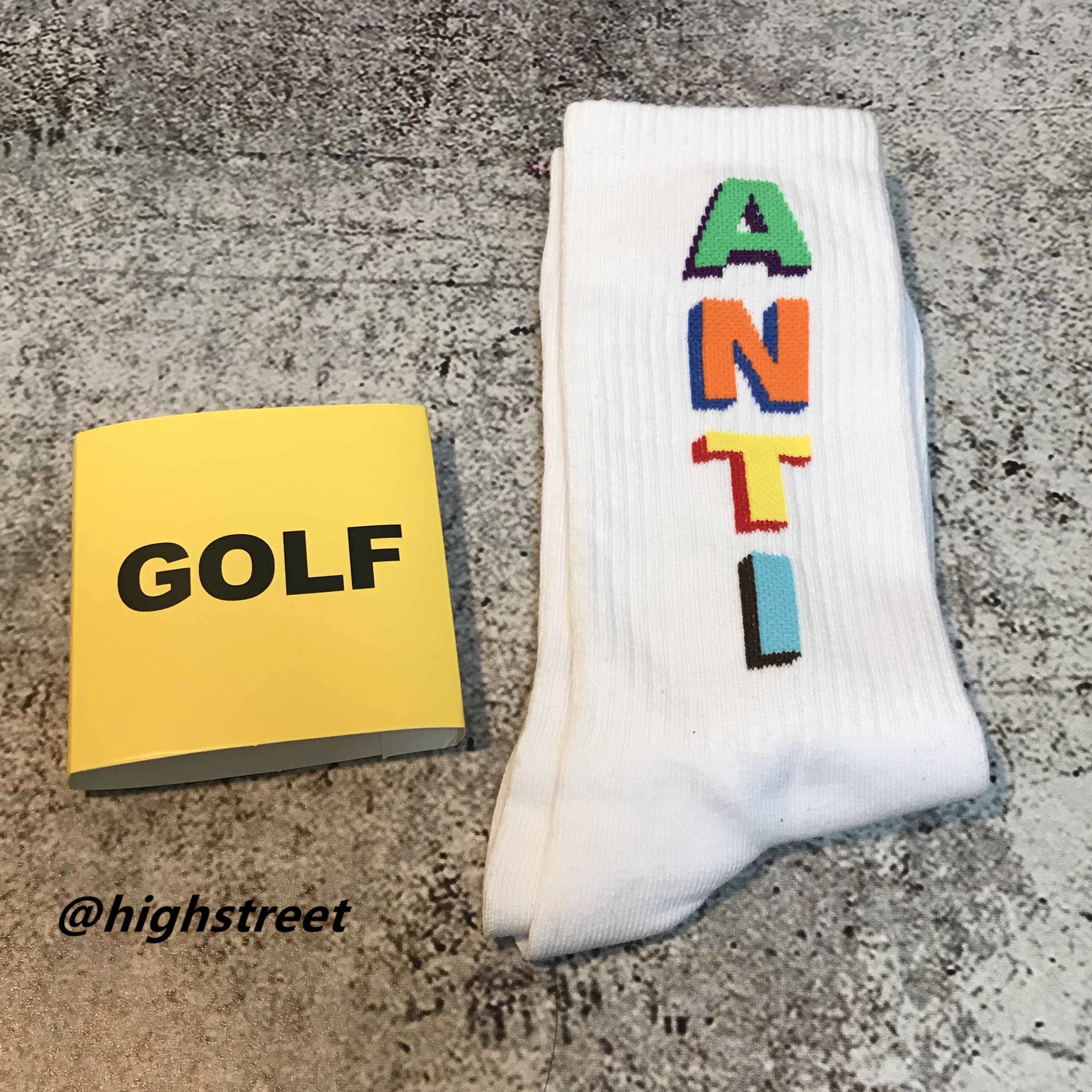 Anti Social Social Club ANT! Socks White Multicolor - 7
