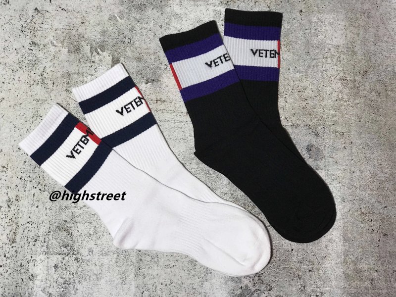 Vetements socks袜子 18SS yeezy搭配袜子