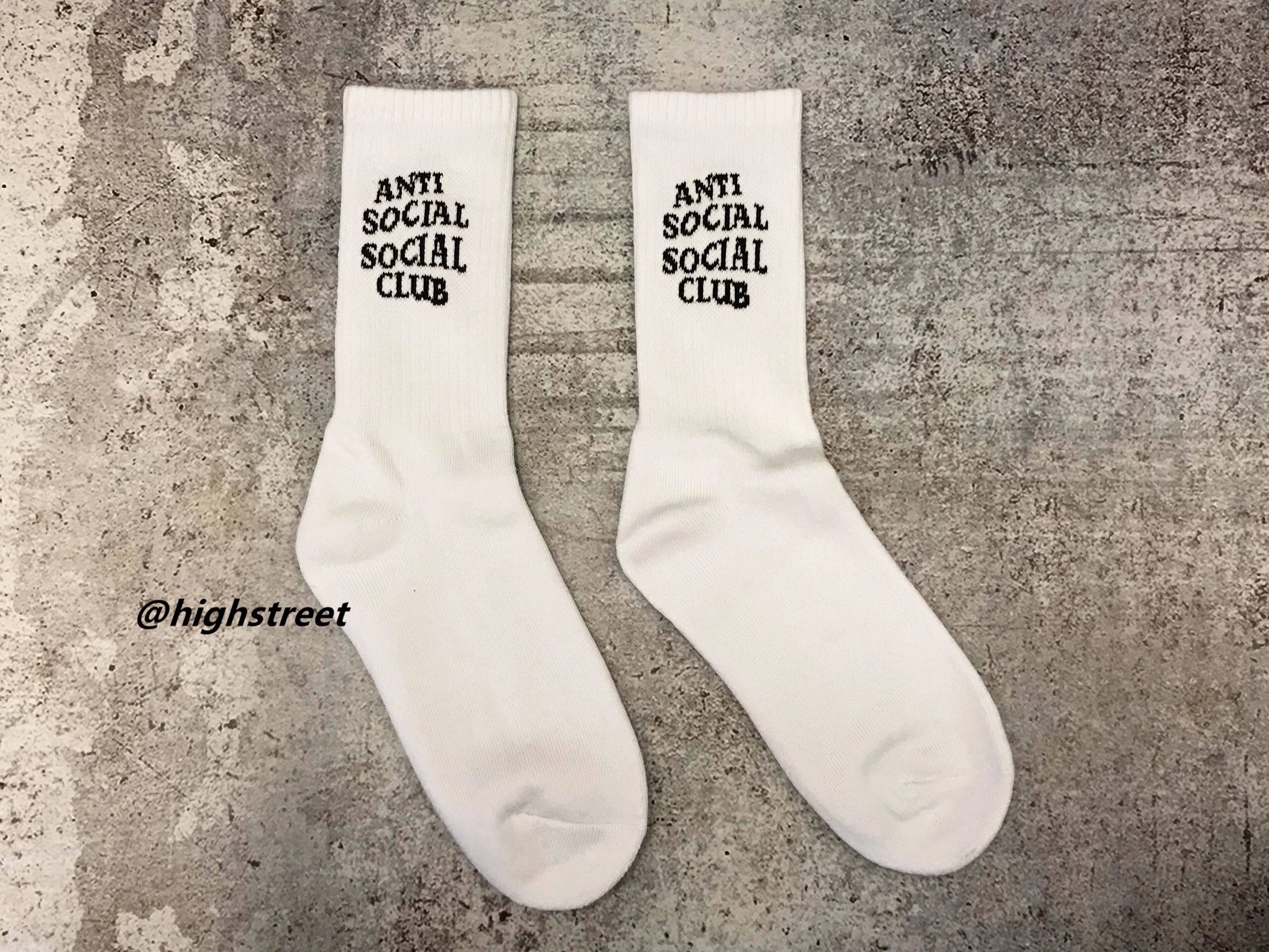 Anti Social Social Club Logo Socks Pink Socks - 6