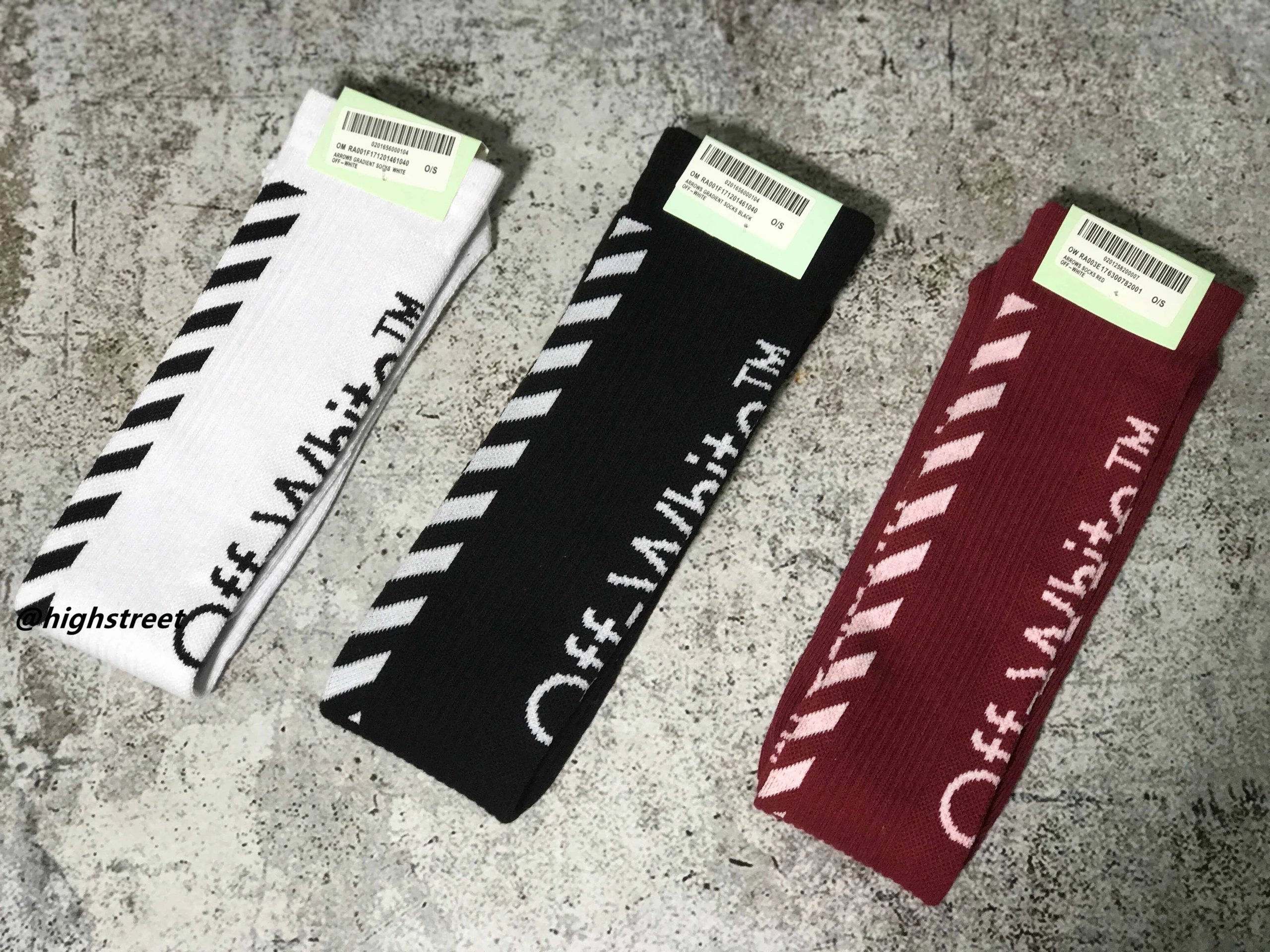 Off-White Arrow Gradient Socks