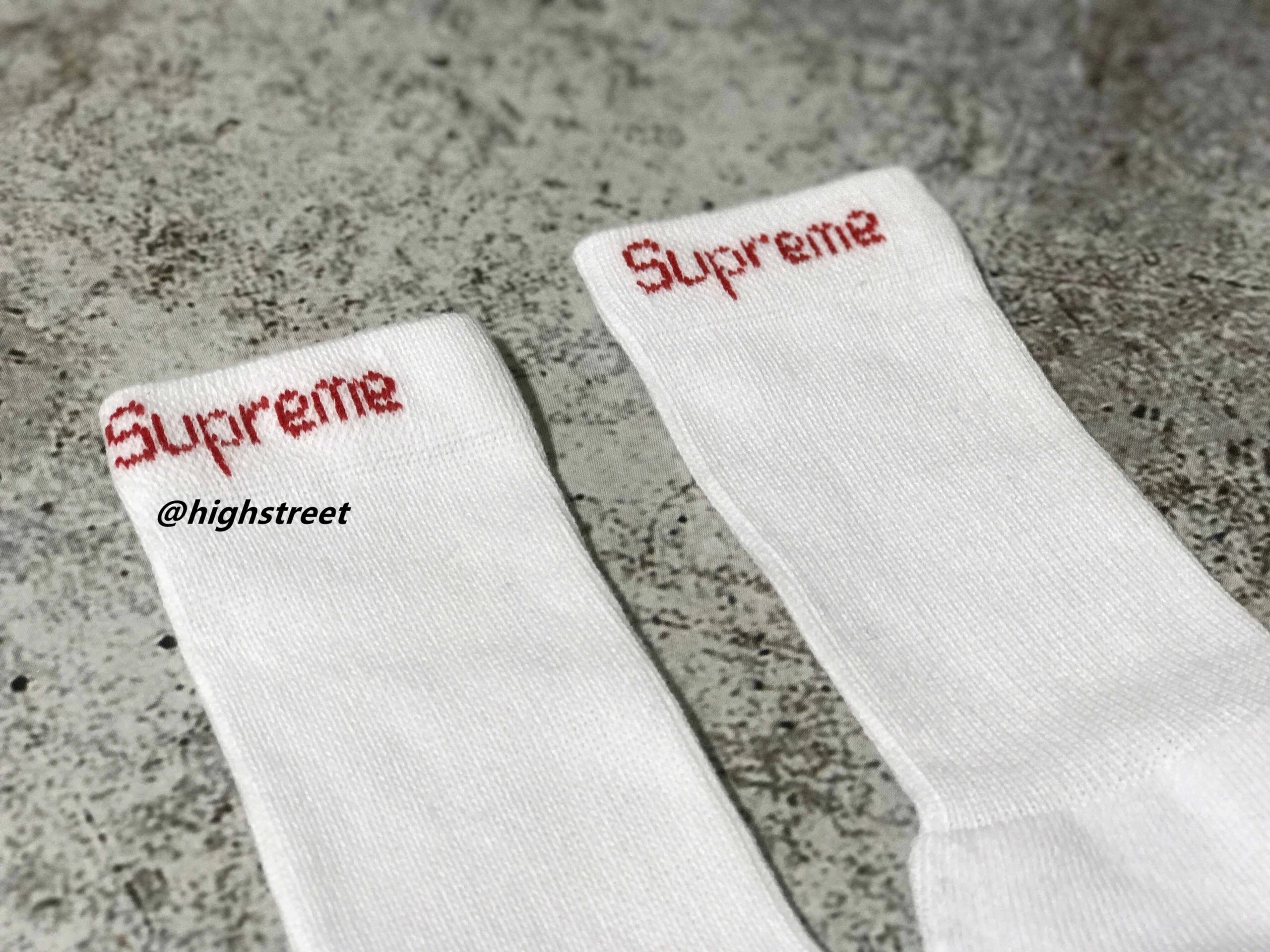 Supreme x Hanes Cushion Crew Socks Purple - 10