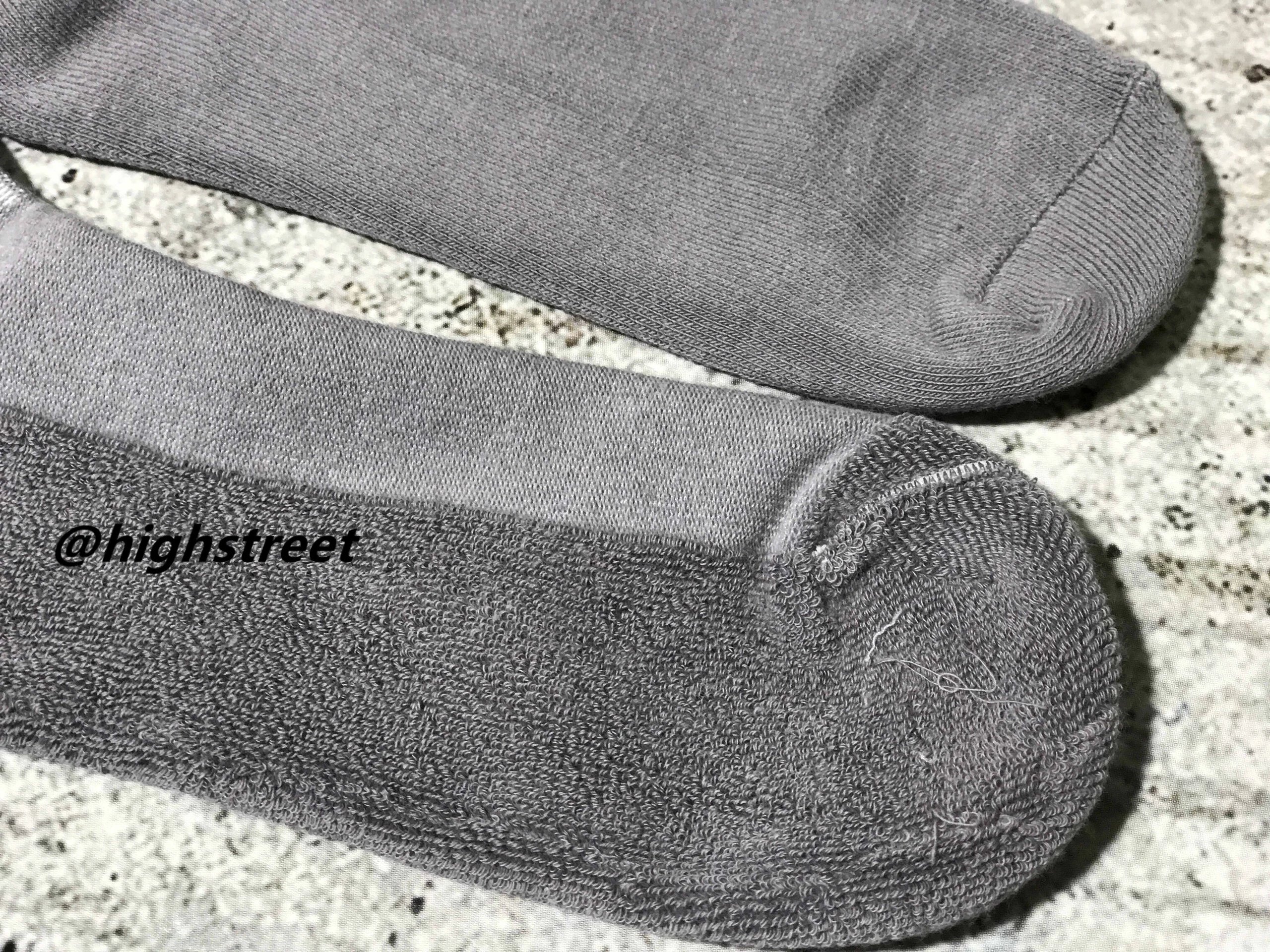Design ACW Gray Socks with Yellow Stripe and Logo Socks - 8