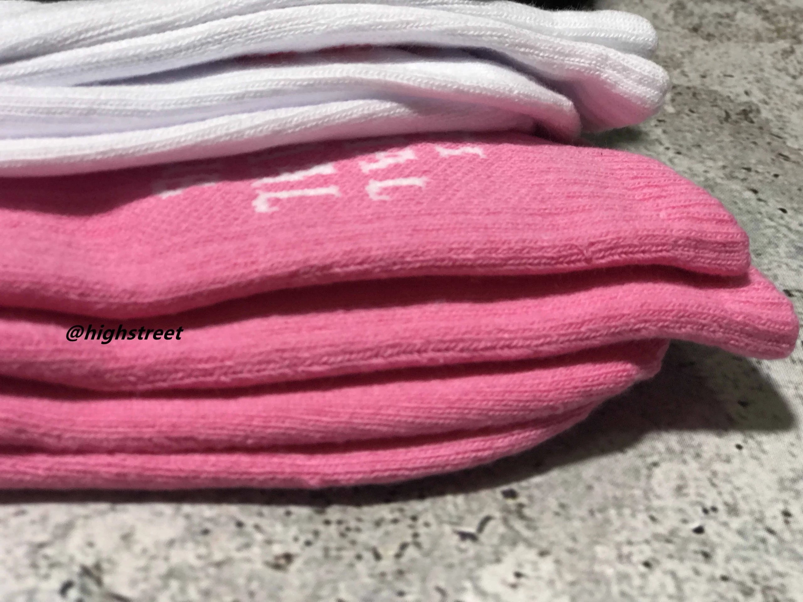 Anti Social Social Club Logo Socks Pink Socks - 12