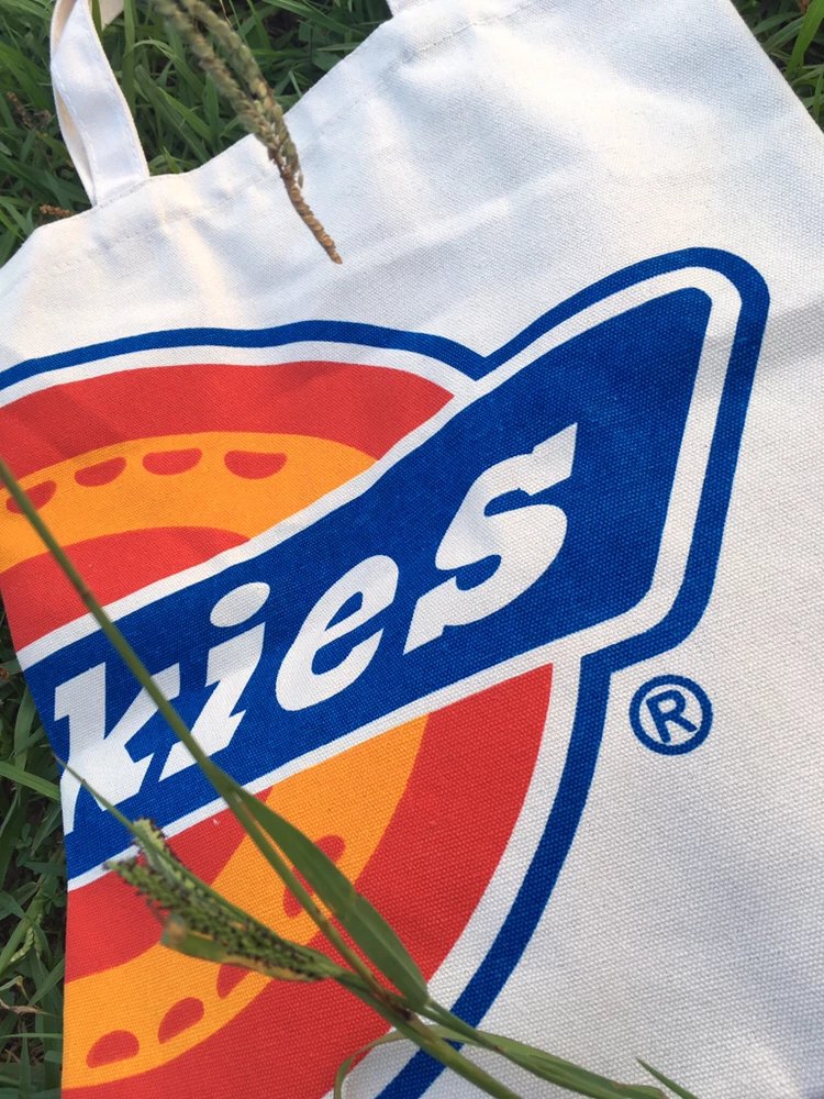 Dickies Logo Tote Bag White - 3