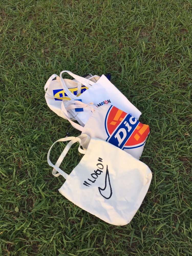 Dickies Logo Tote Bag White - 4