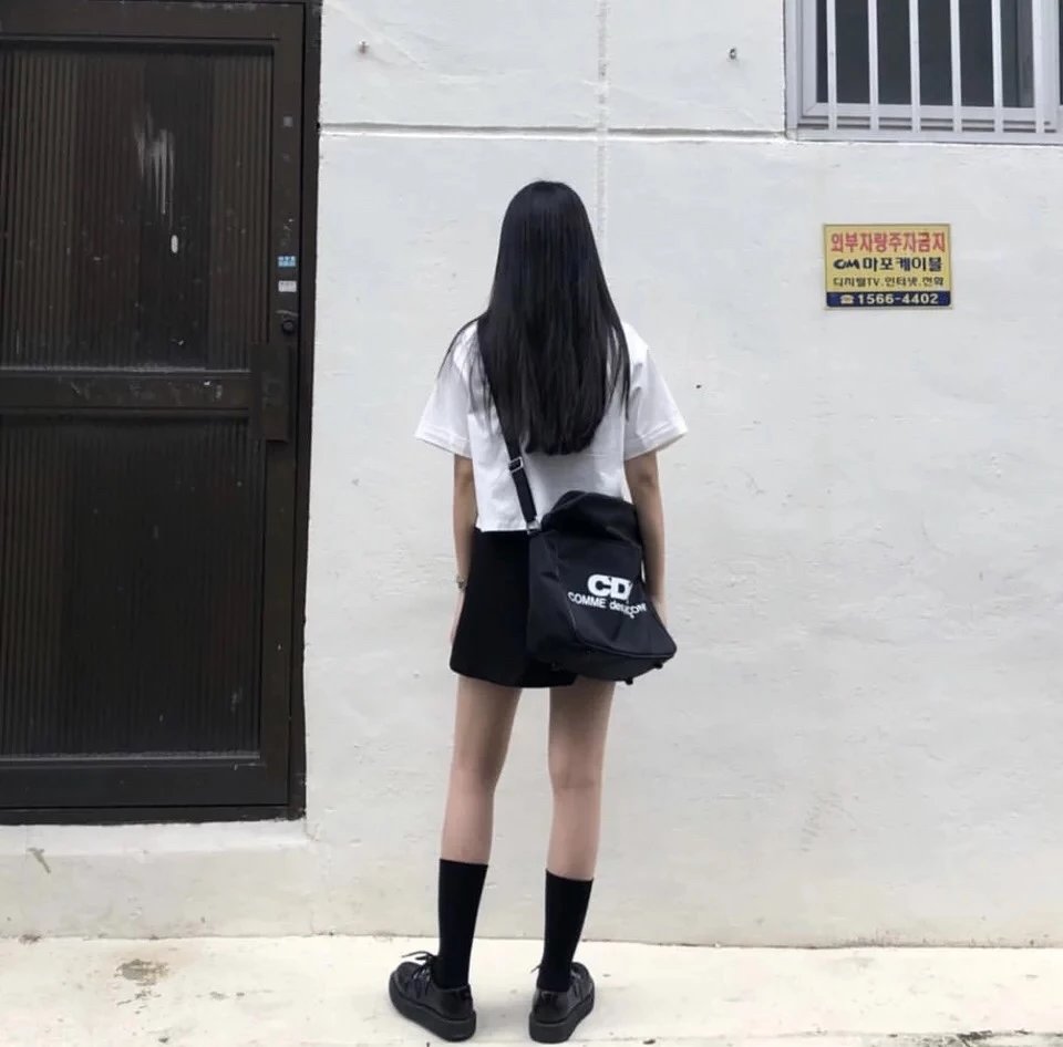 Comme des Garçons CDG Logo Crossbody Bag Black - 3