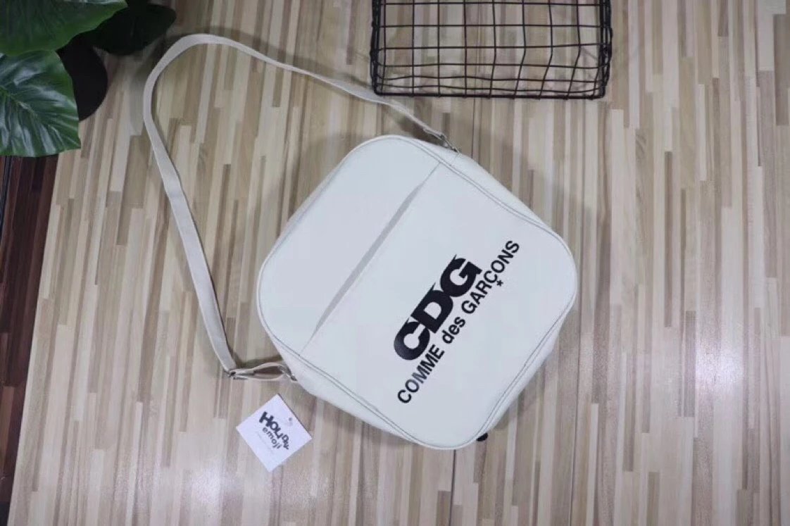 Comme des Garçons CDG Logo Crossbody Bag White