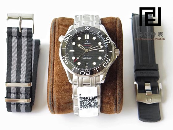 Baselworld New Seamaster 300M Rubber Strap Diver Finally Arrives! Case Diameter Upgraded to 42mm, Equipped with Omega 8800 Master Chronometer Movement