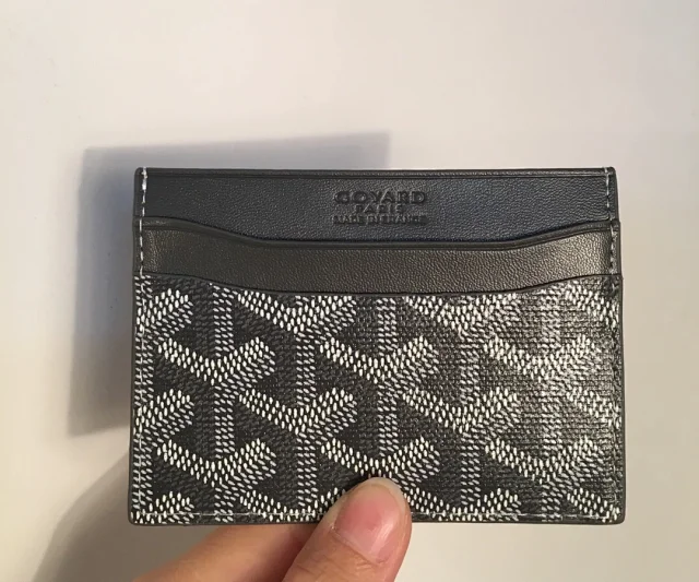 Goyard Wallets & Card Holders Chevron Canvas Holder product detail image 11