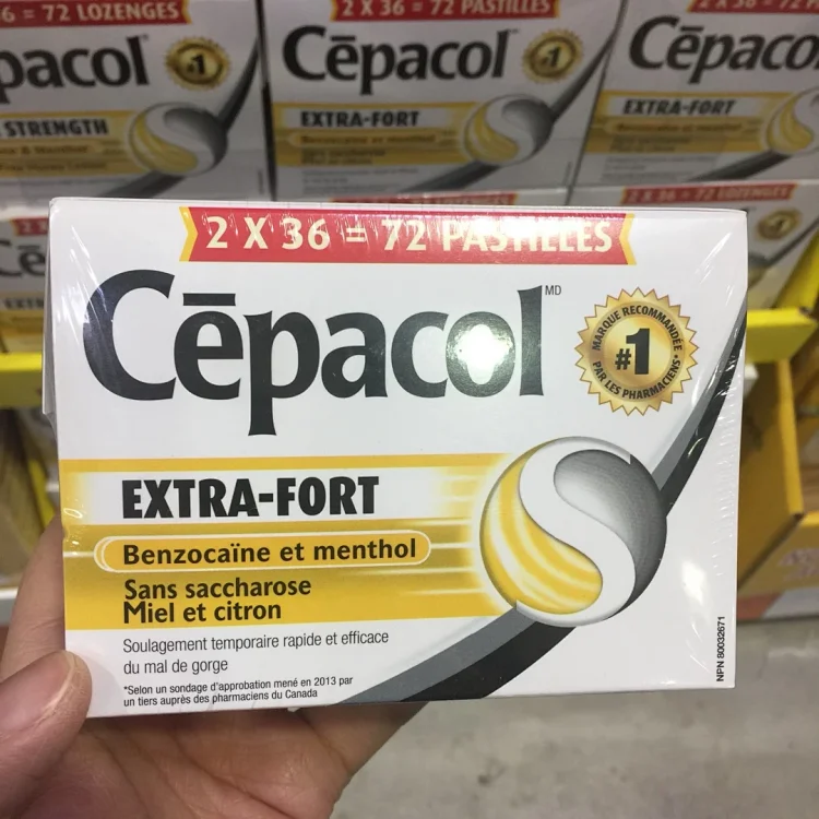 加拿大 的无蔗糖蜂蜜柠檬润喉糖 Cepacol 咽喉炎含片72粒雾霾天容易咽喉肿痛 喉咙痛的时候就靠这个救命了 加拿大 的无蔗糖蜂蜜柠檬润喉糖 Cepacol 咽喉炎含片72粒雾霾天容易咽喉肿痛 喉咙痛的时候就靠这个救命了
