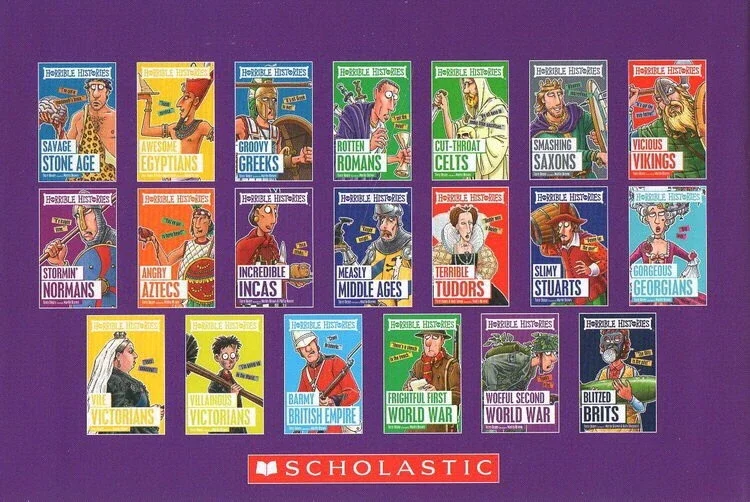 Horrible Histories 可怕的历史系列英文原版20册全套集儿童小说