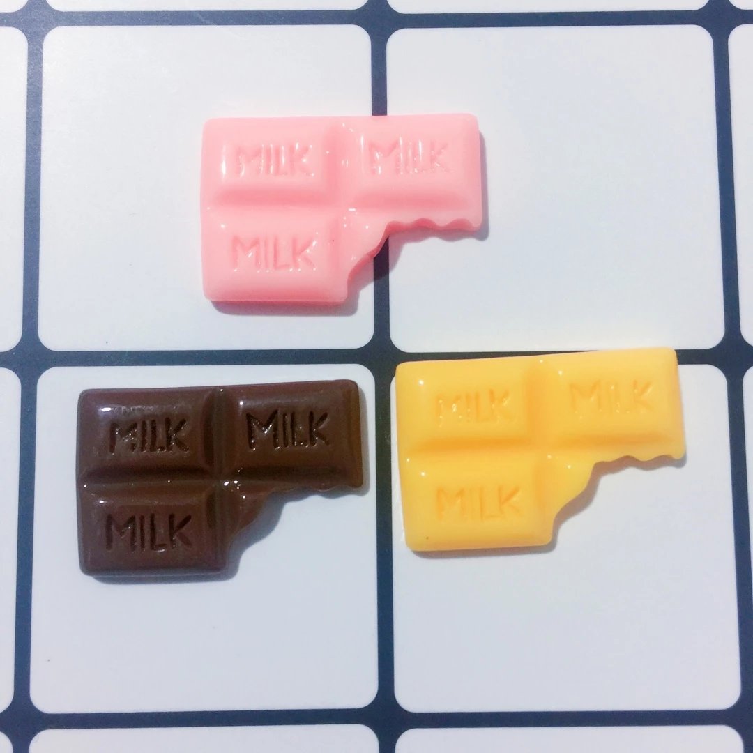 巧克力树脂配件 大号缺口巧克力配件