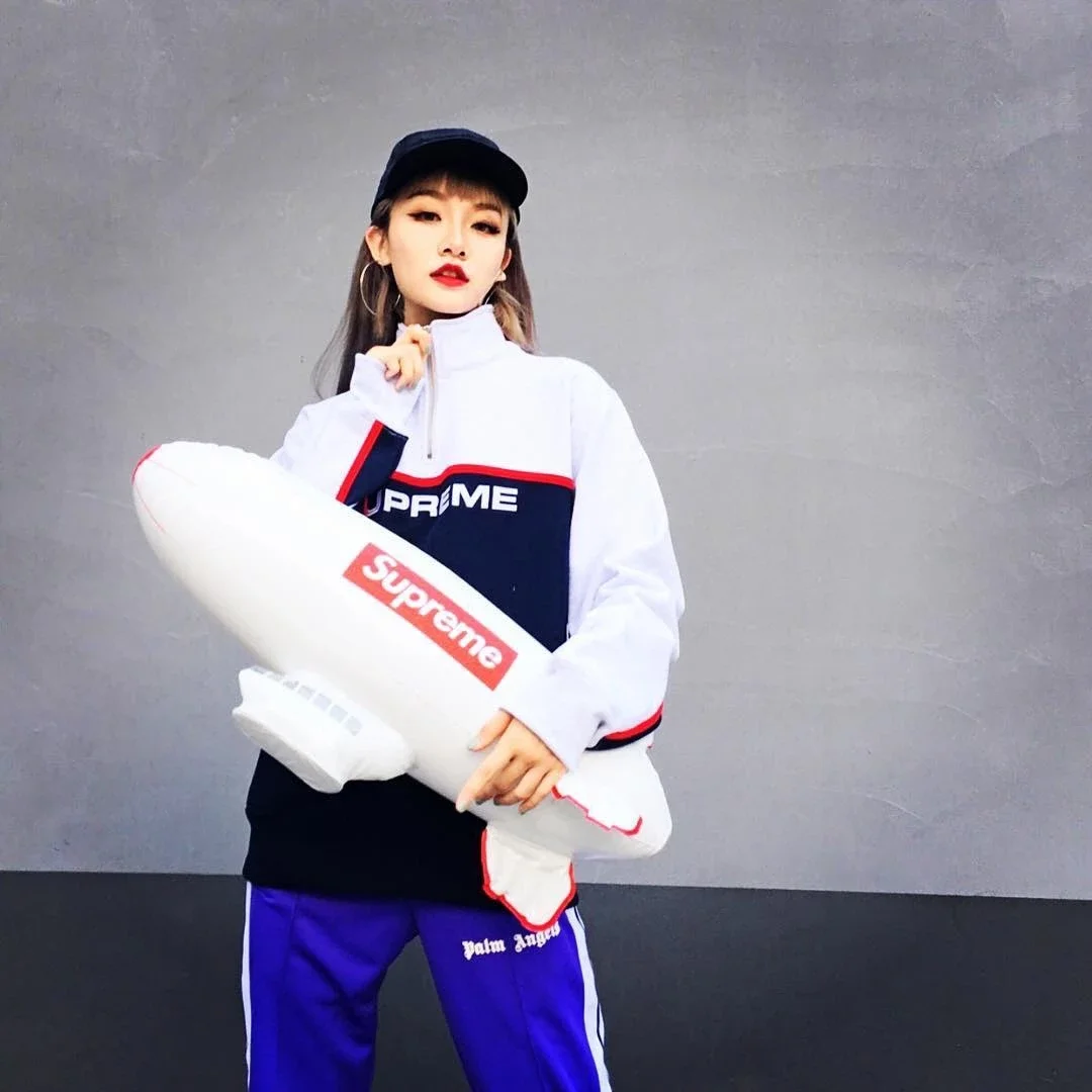 Supreme 2-Tone Half Zip Sweatshirt 半拉链卫衣男女潮牌同款