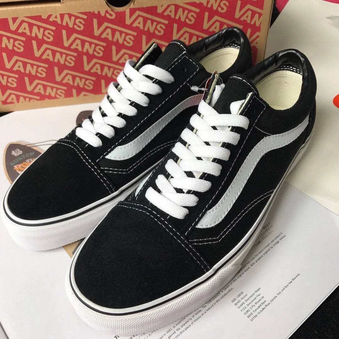 Vans Old School Low Top Canvas Skate Shoes
