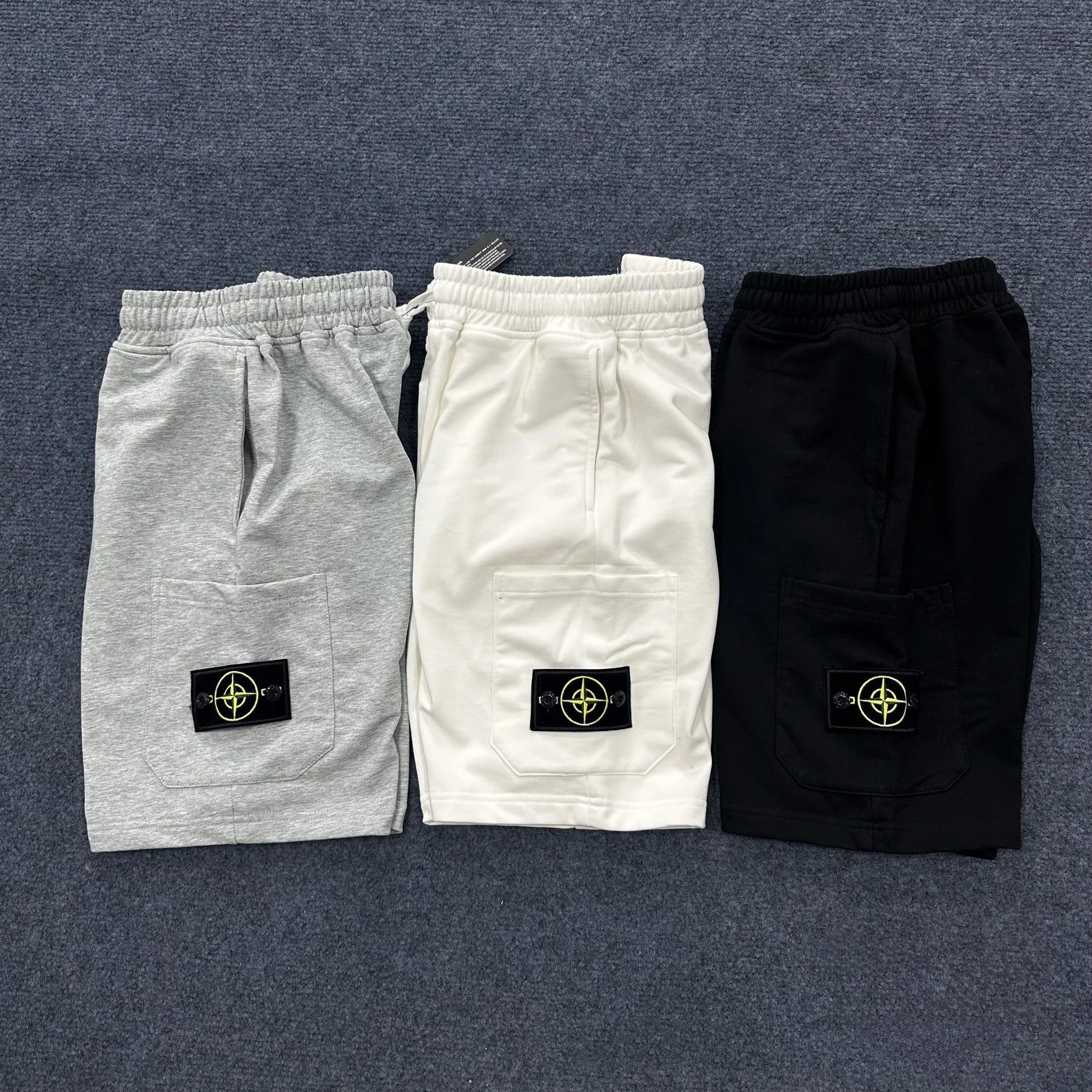 Stone casual trousers, sports workwear, versatile pockets