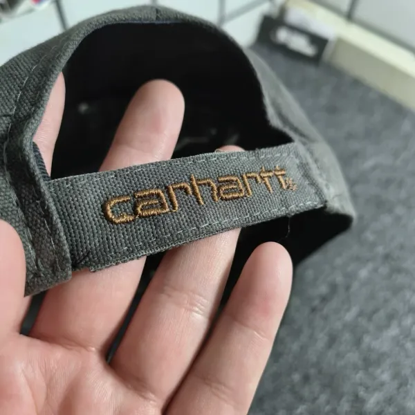 Carhartt WIP Duck Cap Charcoal Gray Baseball Cap - 6