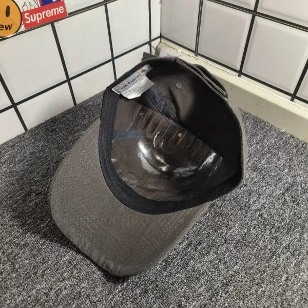 Carhartt WIP Duck Cap Charcoal Gray Baseball Cap - 5