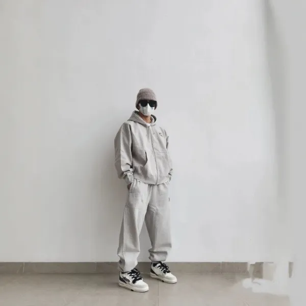 Stussy x Nike Sweatpants Gray Sweatpants - 6