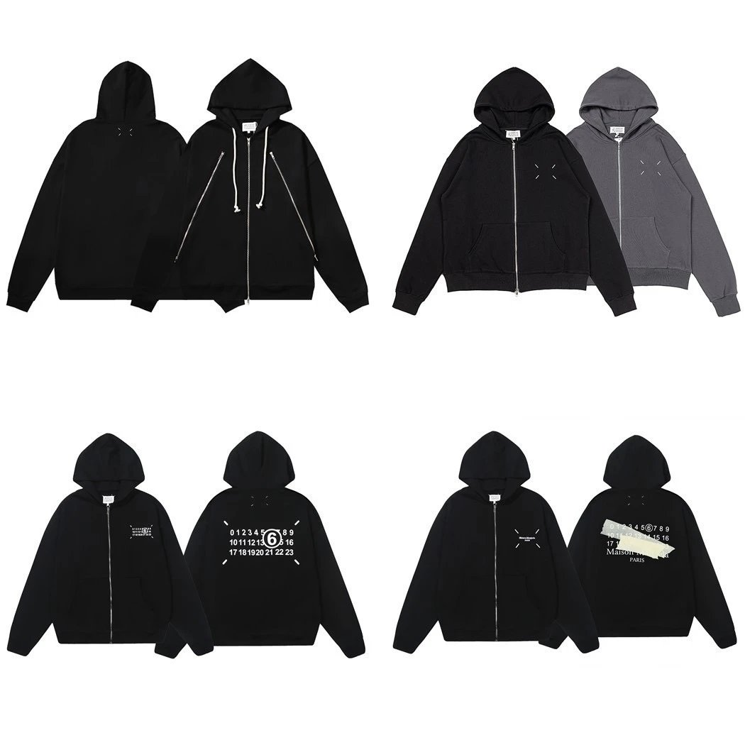 Maison Margiela Replica Numeric Hoodie Black - 2