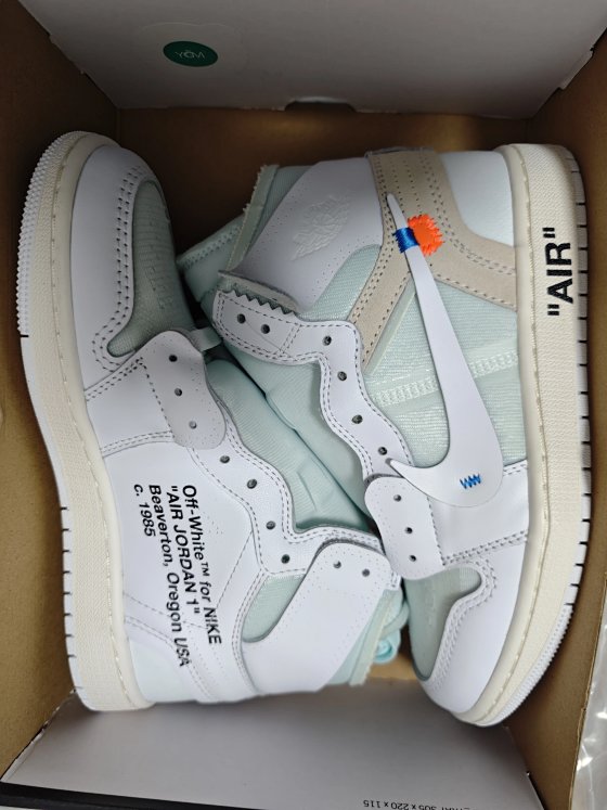 Unique item, non refundable, special offer, high help, OW co branded, size 39, brand new