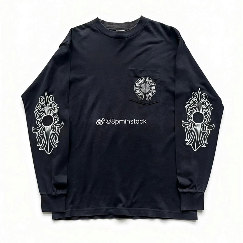 8pm Chrome 80's Old Vintage NY Horseshoe Longsleeve