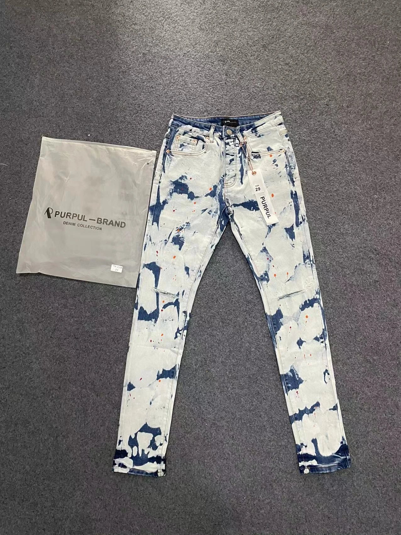 Purpul Brand Paint-Splatter Dip-Dye Jeans - 4