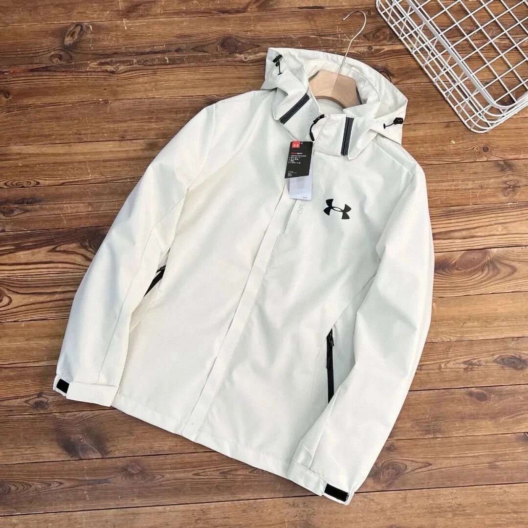 Wholesale Price: $99💰 『Fall New Arrival Outdoor Softshell Jacket』Outer fabric features national standard waterproofing. Essential for students heading back to school. Comes with original packaging and original tags. Under Armour/UA Outdoor Softshell Jacket Unisex With Detachable Hood - Casual Sportswear Waterproof Windbreaker for Hiking & Outdoor Activities. A must-have for windproof and waterproof mountain climbing.