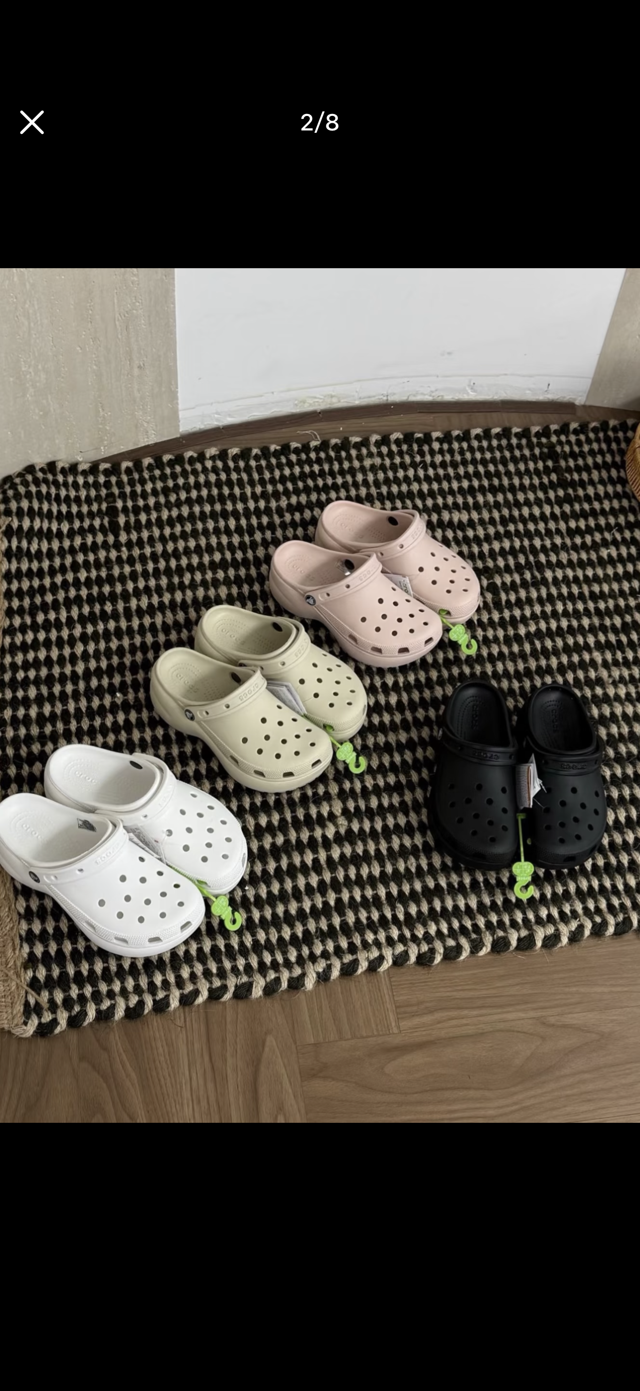 Crocs卡骆驰 Classic Platform Clog EVA 云朵 沙滩 厚底增高 透气克骆格时尚休闲 洞洞鞋 4.1cm 女款