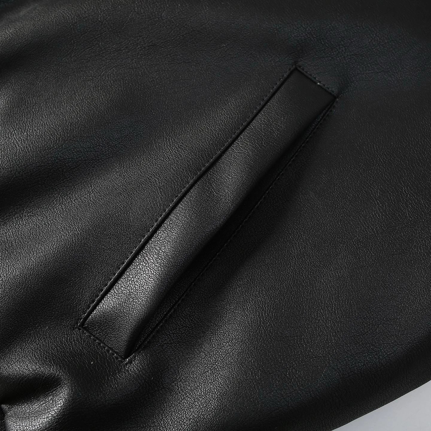 Supreme x Vans Leather Hooded Bomber Jacket Black - 10