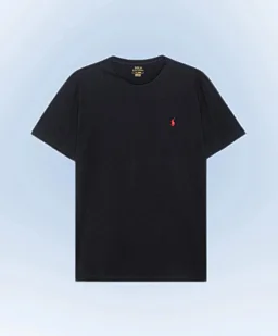 thumbnail for Musk made Ruff pony black classic crew neck T red label