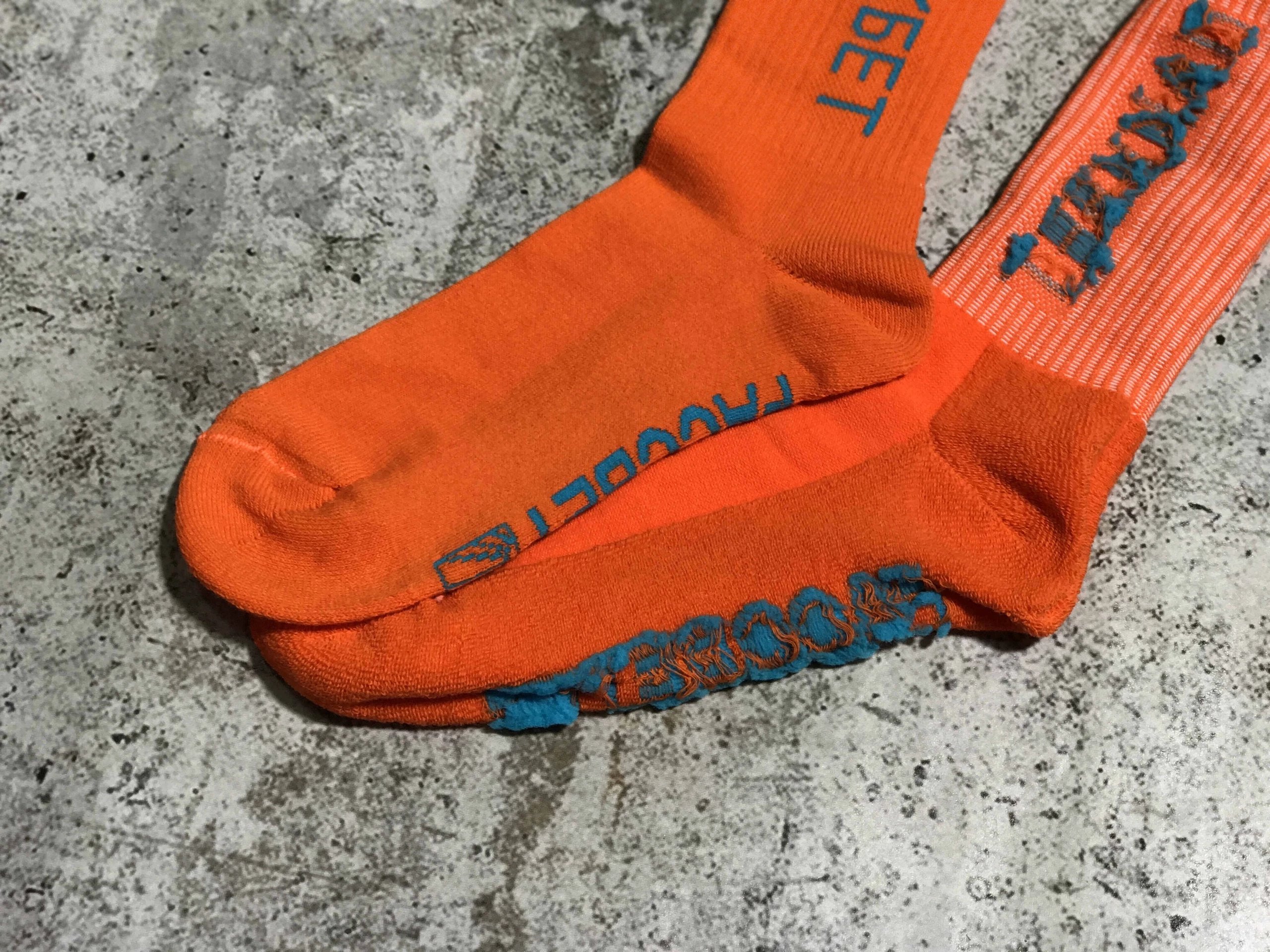 Design Paccbet Logo Socks White Socks - 8