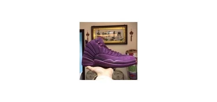 AJ12PSNYx全紫色quot;purple”乔12男篮球鞋H017-MNJDLS-486