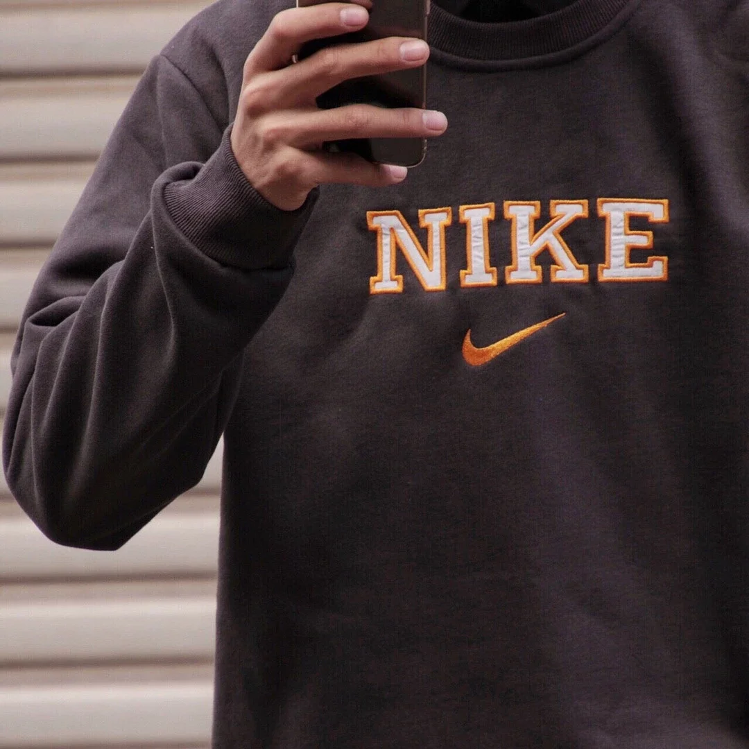 Nike Nsw Flc Reissue Nk BLK 18aw 水洗刺绣LOGO卫衣