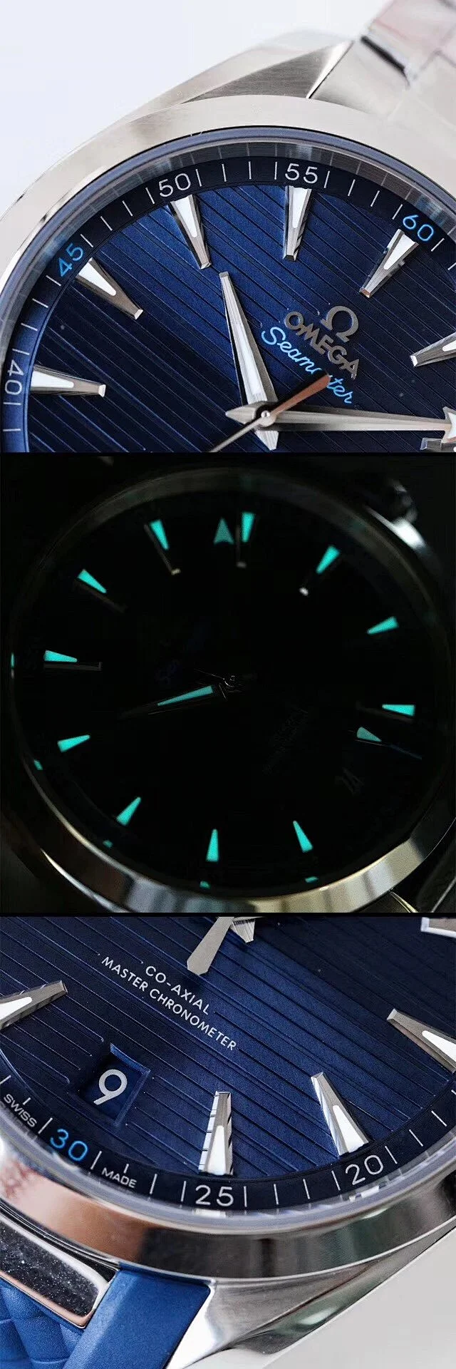 VS厂欧米茄海马150AquaTerra41mm 蓝面银针 AT8900机芯(图8)