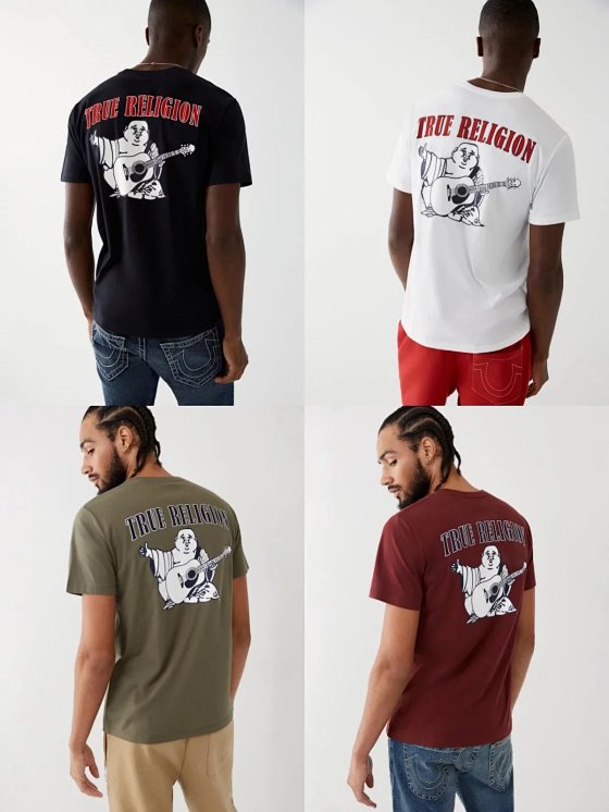 TRUE RELIGION Premium US Cotton Graphic Tee - 7 Colors (X32)