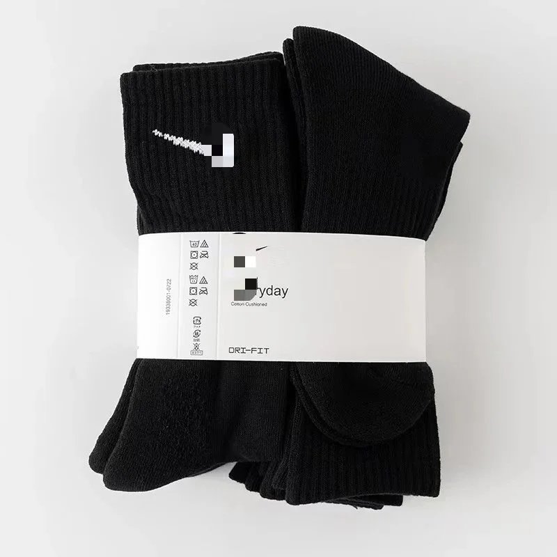 【6 pairs of socks】stocking Black