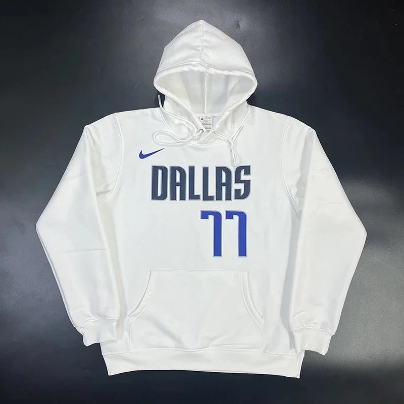 Mavericks #77 Doncic White