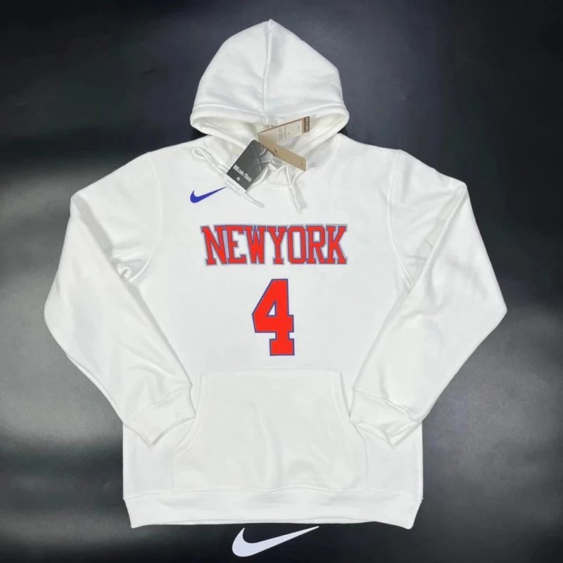 Knicks #4 Rose White