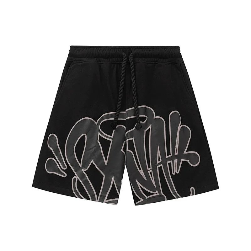 black shorts