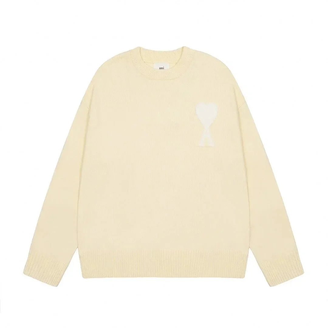 Am  爱心2024经典款提花大爱心圆领羊毛衫 9