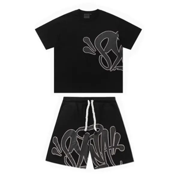 Off-White Graffiti Print Drawstring Shorts Black - 36