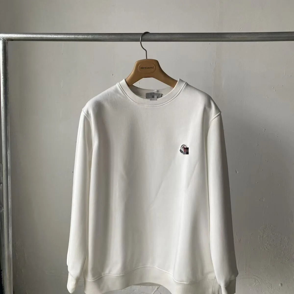 White with single logo