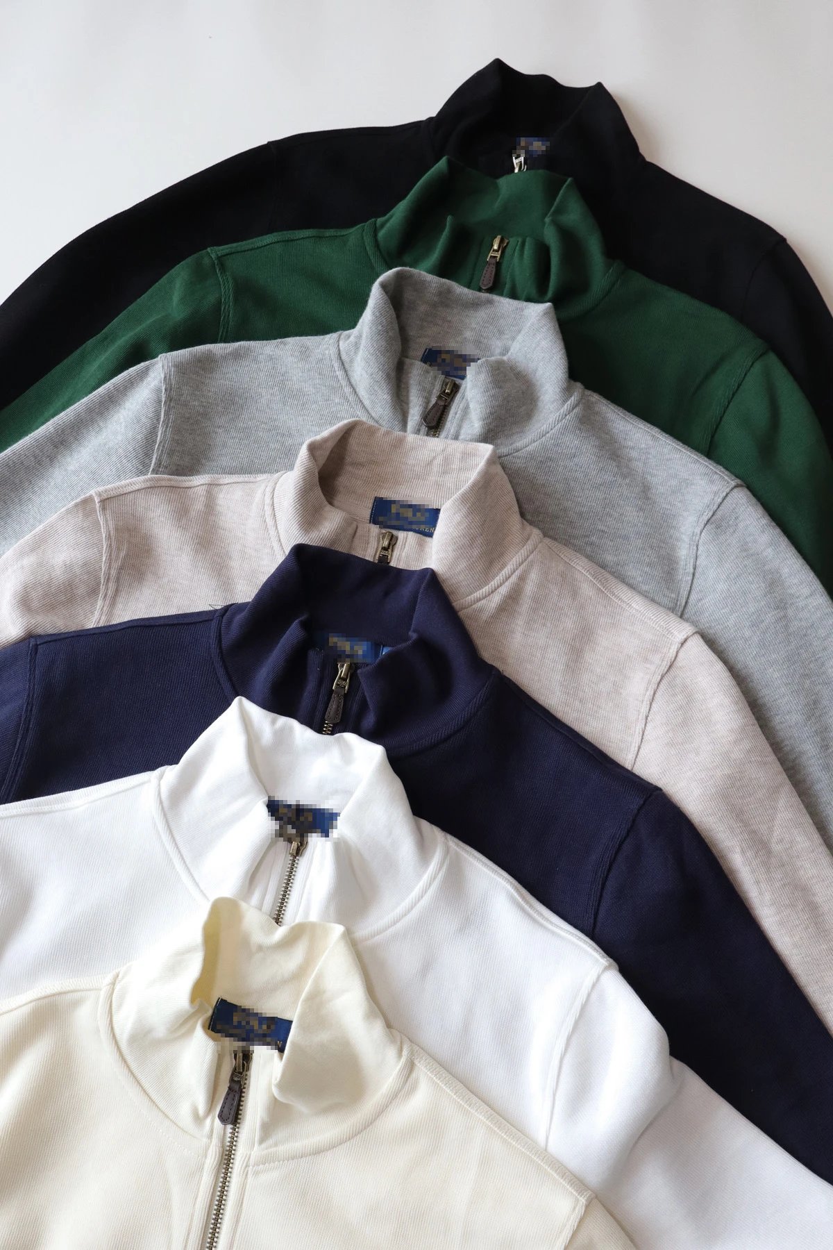 Ralph Lauren Polo Rugby Half-Zip Sweater Forest Green - 5