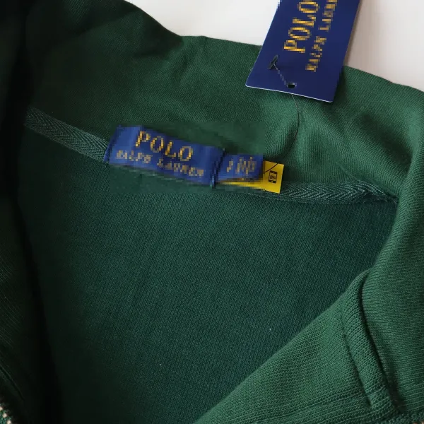 Ralph Lauren Polo Rugby Half-Zip Sweater Forest Green - 16