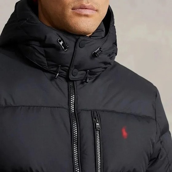 Windproof outdoor warm down jacket