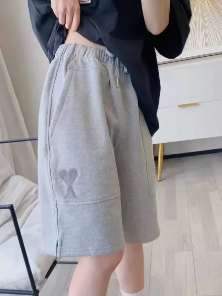 Ami Cun Nkon Lemon Yellow Drawstring Shorts - 28