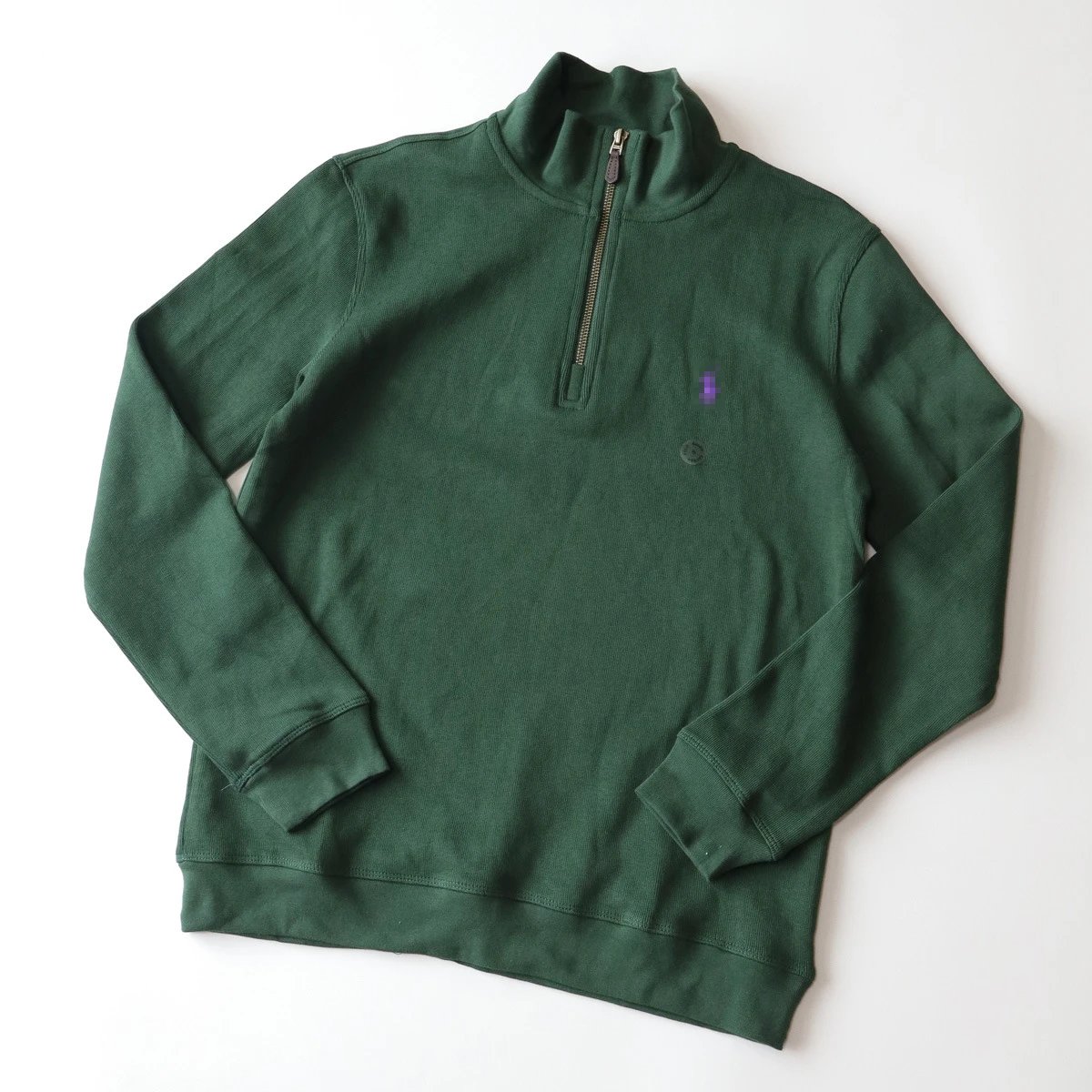 Ralph Lauren Polo Rugby Half-Zip Sweater Forest Green - 14