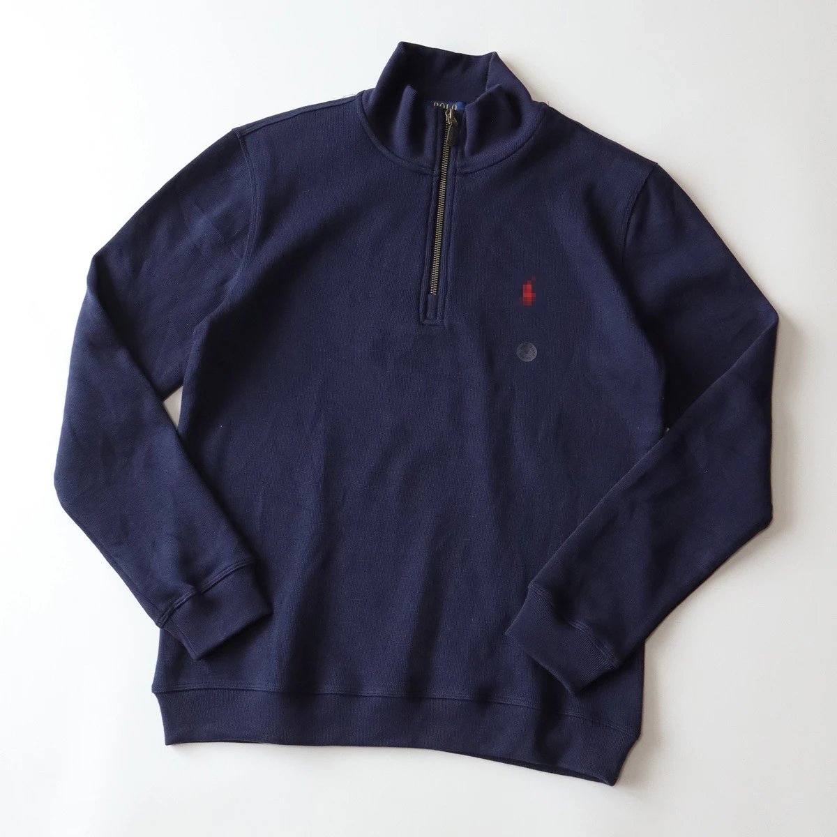 Ralph Lauren Polo Rugby Half-Zip Sweater Forest Green - 10