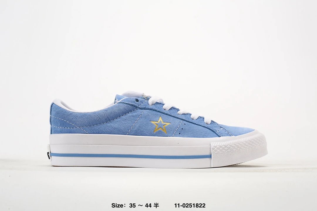 Converse Blue Suede Low Top Star Casual Shoes