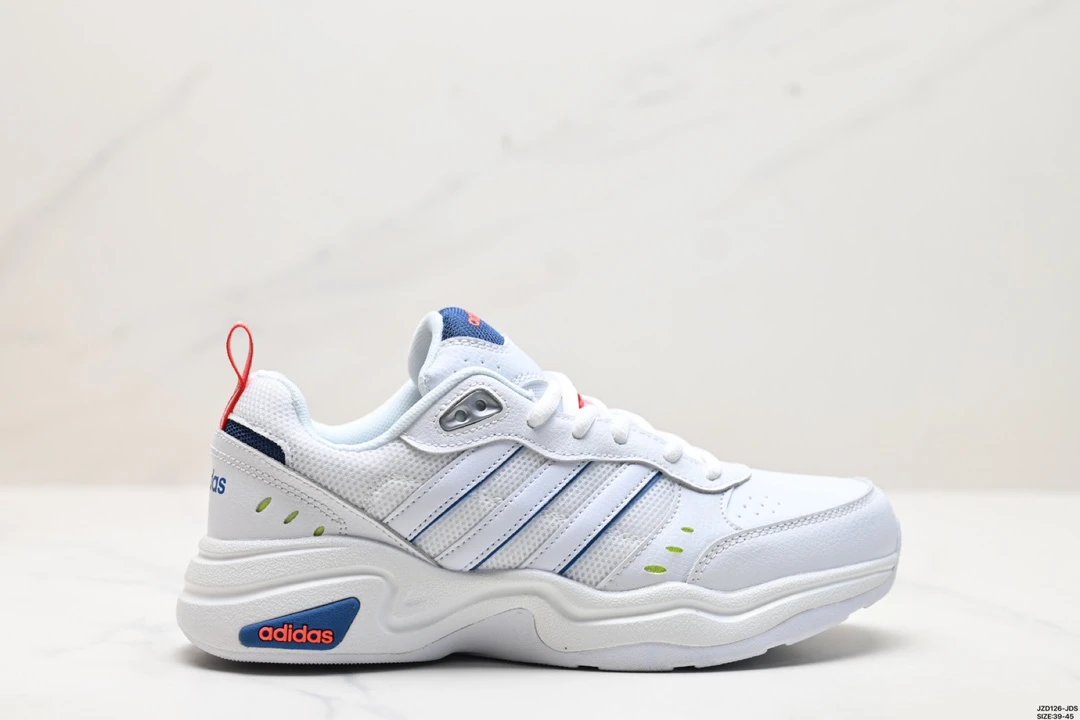 Adidas Men’s White Mesh Running Shoes Sports Comfort Sneakers